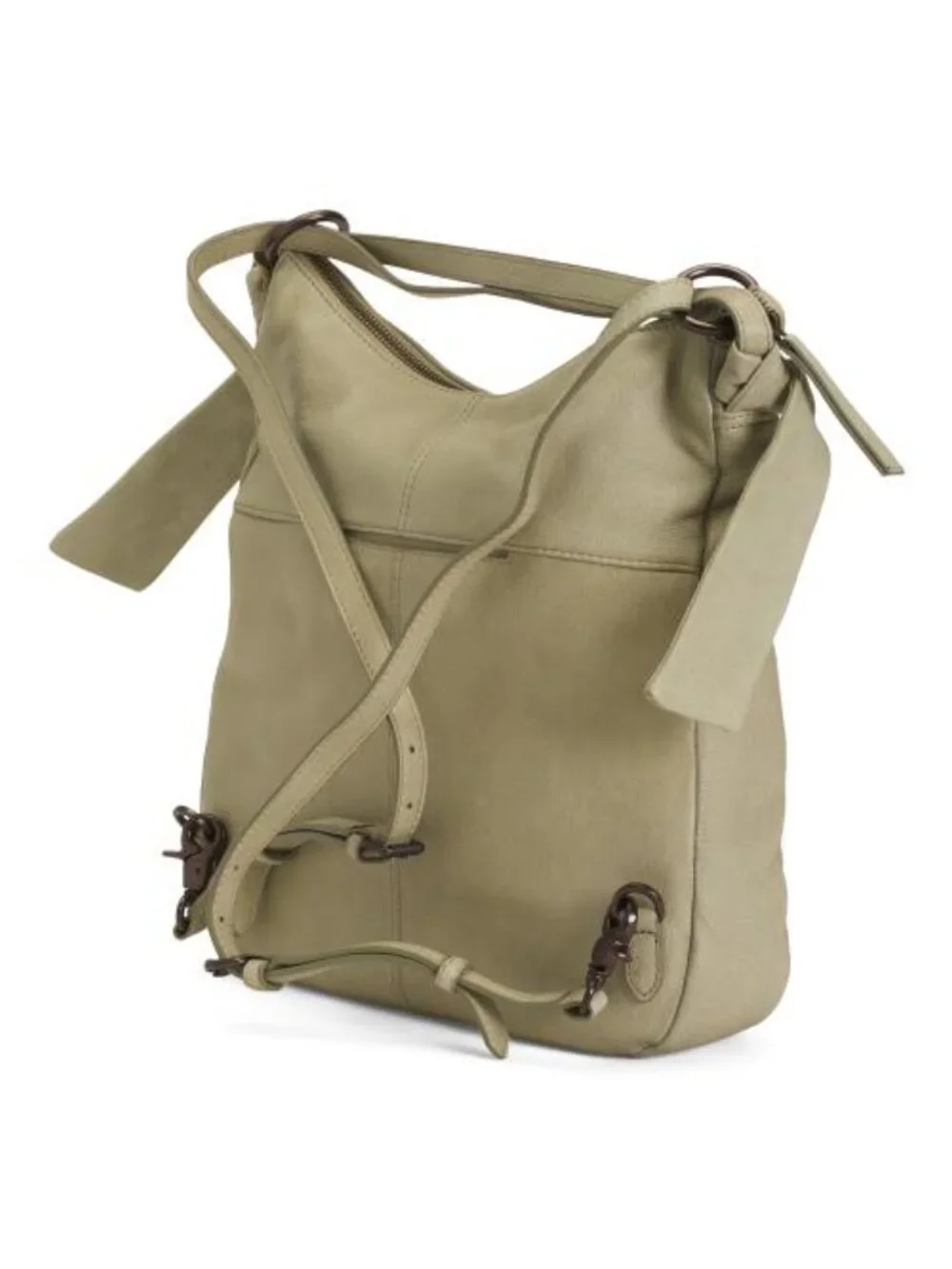 FRYE Leather Nora Hobo Backpack